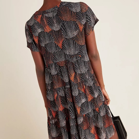 NWT Anthropologie Maeve Tania Tiered Tunic Mini Dress XS - Picture 6 of 7